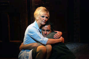 Mrs. Johnstone with Mickey (Act 1).