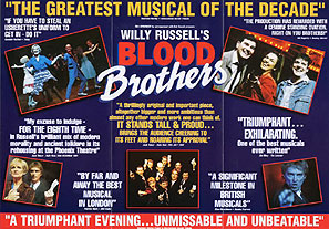 Blood Brothers leaflet.