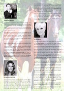 Page from the 'Class Act 2' programme featuring biographies of Asa Murphy, Gemma Oaten and Lyn Paul.