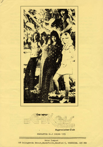 New Seekers' Appreciation Club Newsletter, Spring 1975.