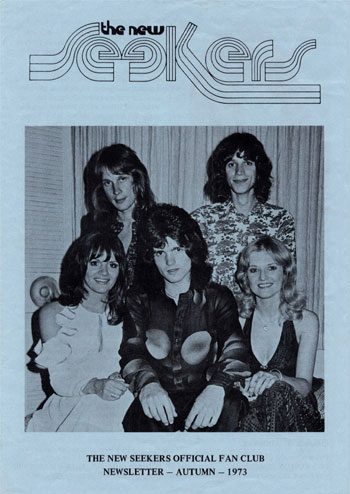 New Seekers' Official Fan Club Newsletter, Autumn 1973.