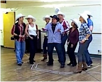 'Rhinestone Mondays' rehearsal.