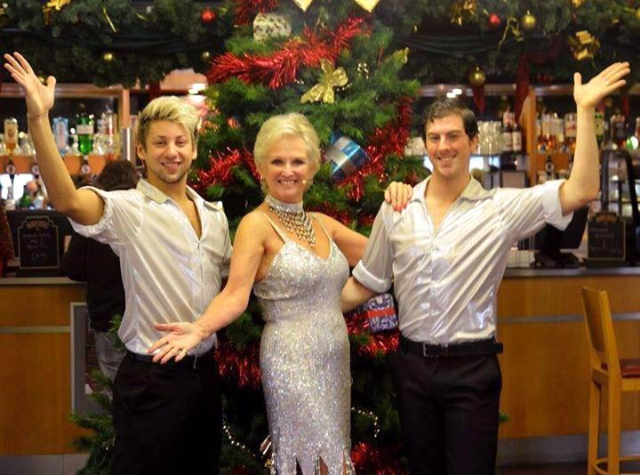 James McNamara, Lyn Paul and Anthony Colosso, The Cromer Christmas Show 2014.