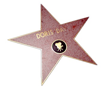 Doris Day's star on the Hollywood Walk of Fame.