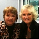 Lyn Paul pictured with Dana, 2012.