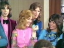 Lyn Paul, Peter Doyle and Eve Graham listening to the results of the Eurovision Song Contest 1972.